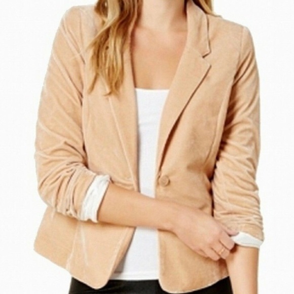 NWT | Kensie | Velvet One Button Blazer